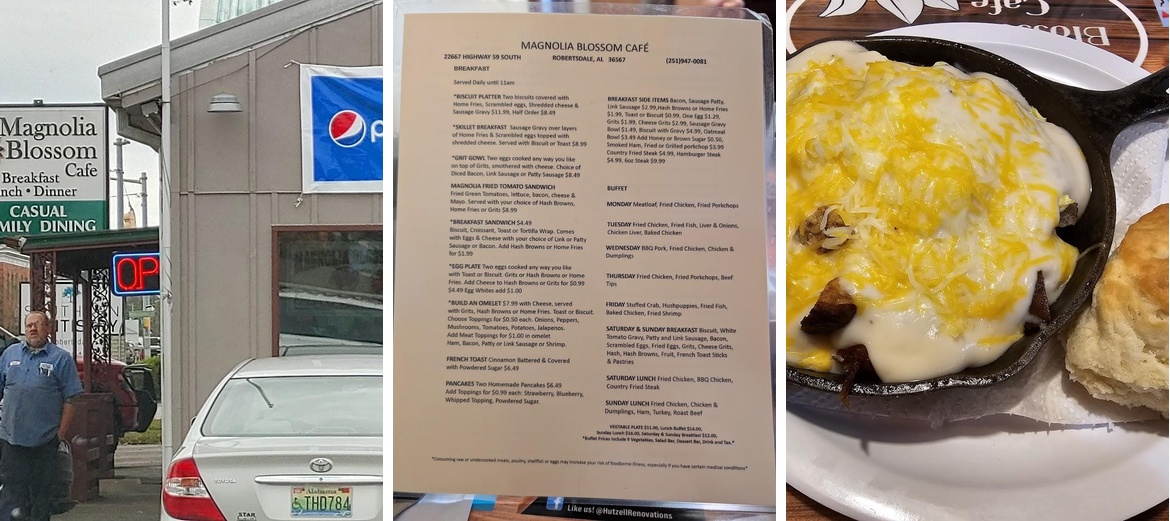Magnolia Blossom Cafe Menu