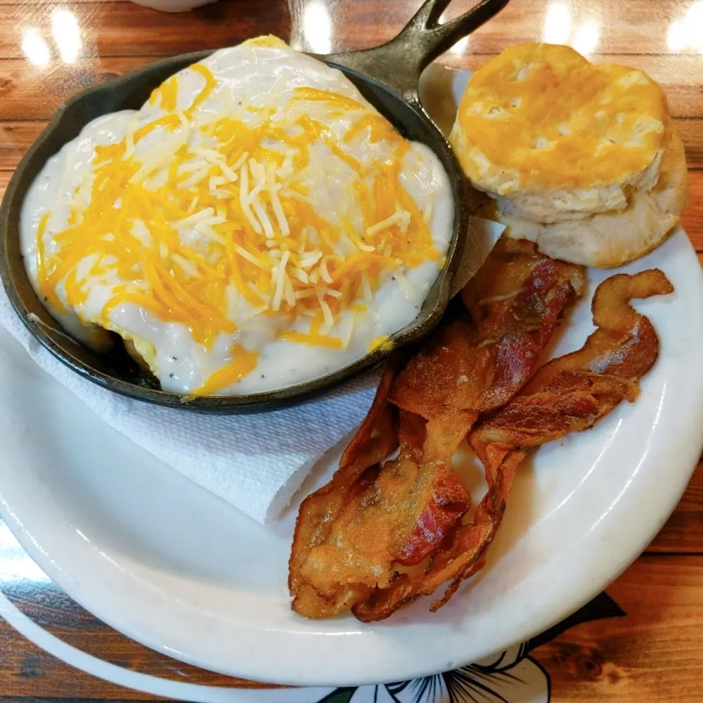 Skillet Breakfast Plus Bacon